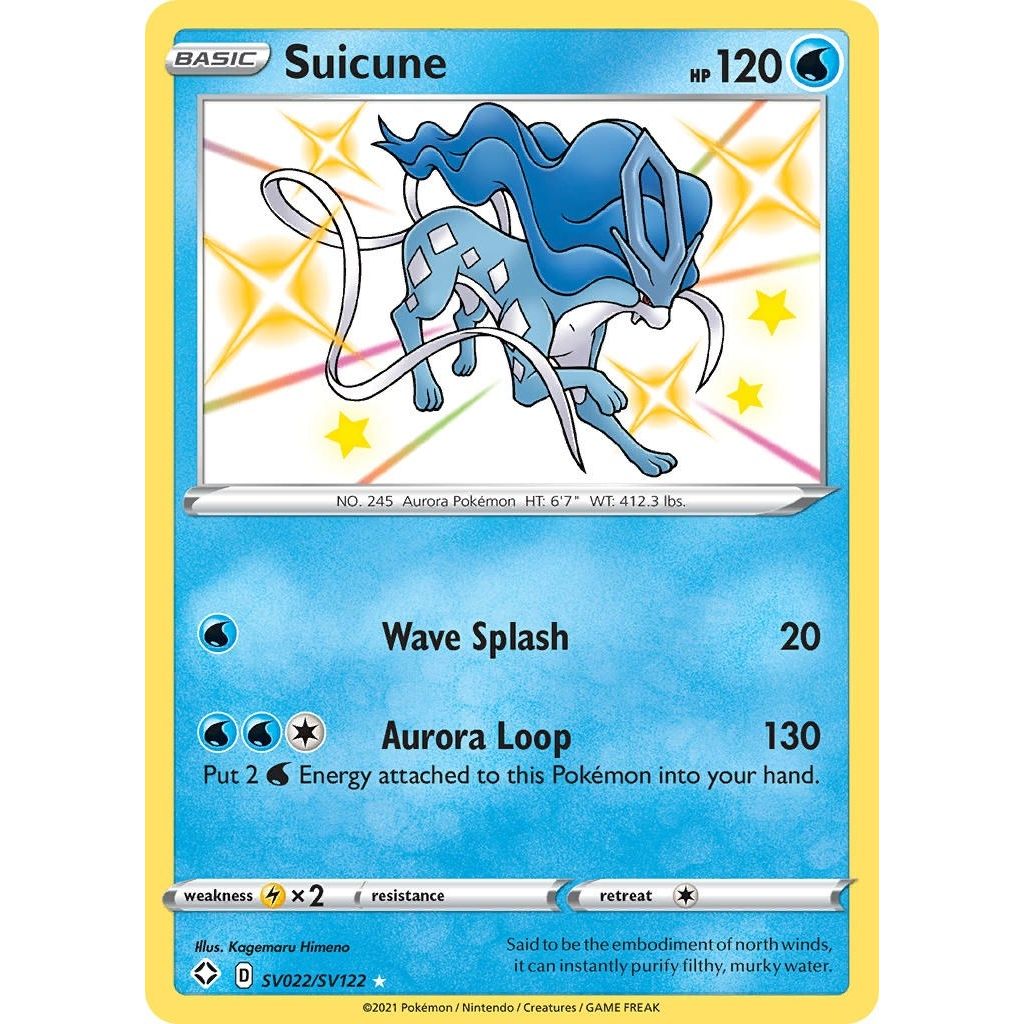 Image for Suicune (SV022/SV122) (SHFSV) - Pokemon