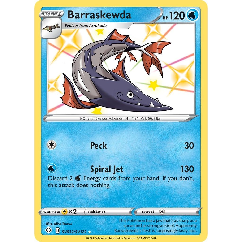 Image for Barraskewda (SV032/SV122) (SHFSV) - Pokemon