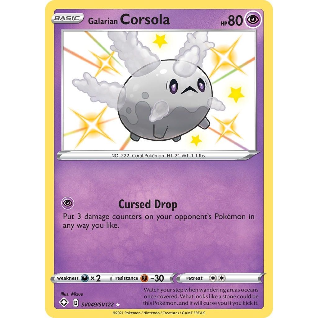 Image for Galarian Corsola (SV049/SV122) (SHFSV) - Pokemon