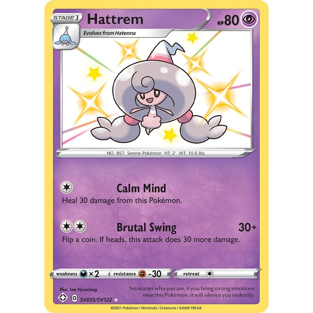 Image for Hattrem (SV055/SV122) (SHFSV) - Pokemon