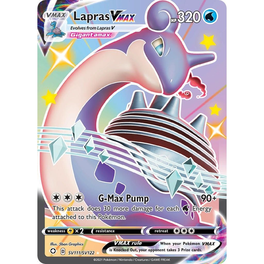 Image for Lapras VMAX (SV111/SV122) (SHFSV) - Pokemon