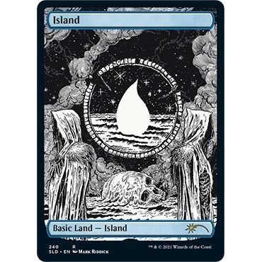 Image for Island (Crushing Brutality) (240) (SLD) - Magic: The Gathering