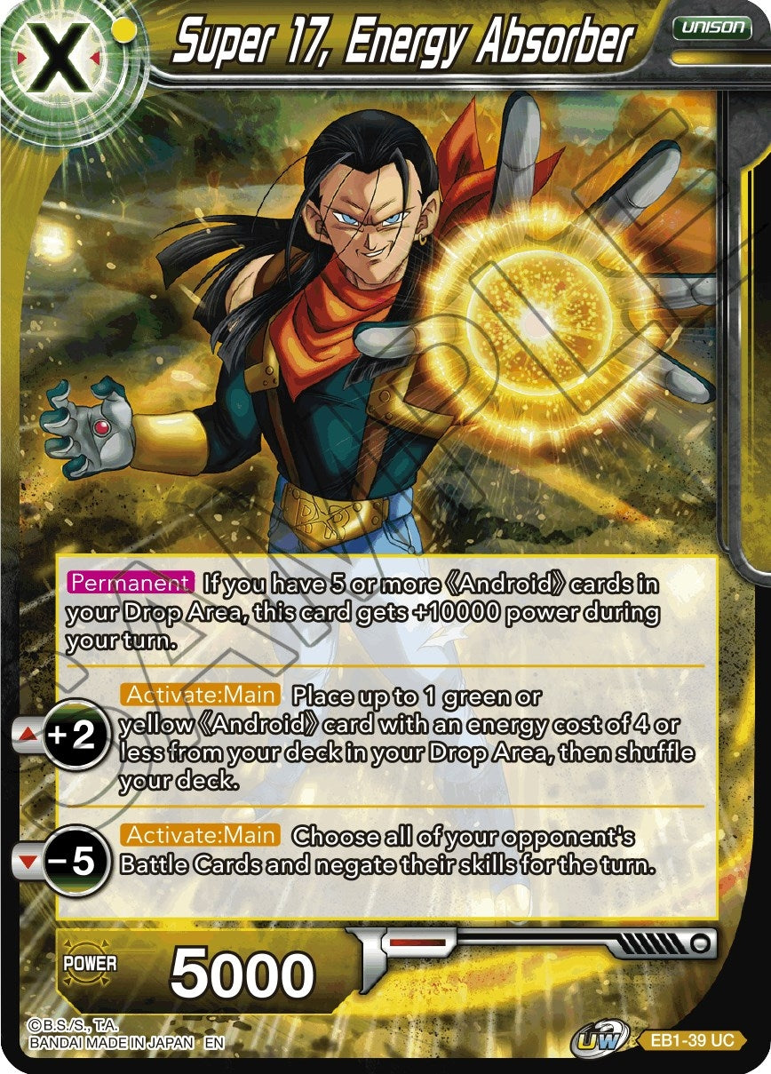 Image for Super 17, Energy Absorber (EB1-39) (EB-01) - Dragon Ball Super: Masters