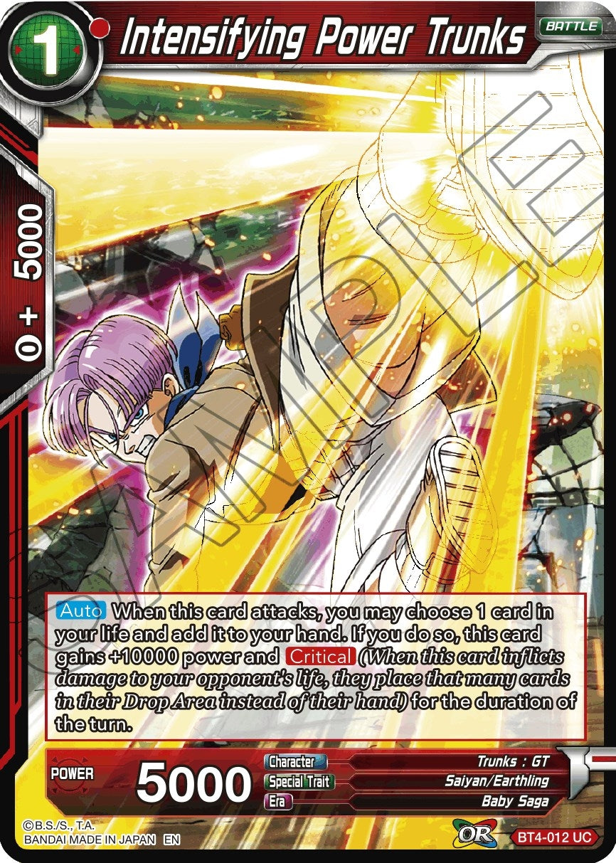 Image for Intensifying Power Trunks (Reprint) (BT4-012) (EB-01) - Dragon Ball Super: Masters