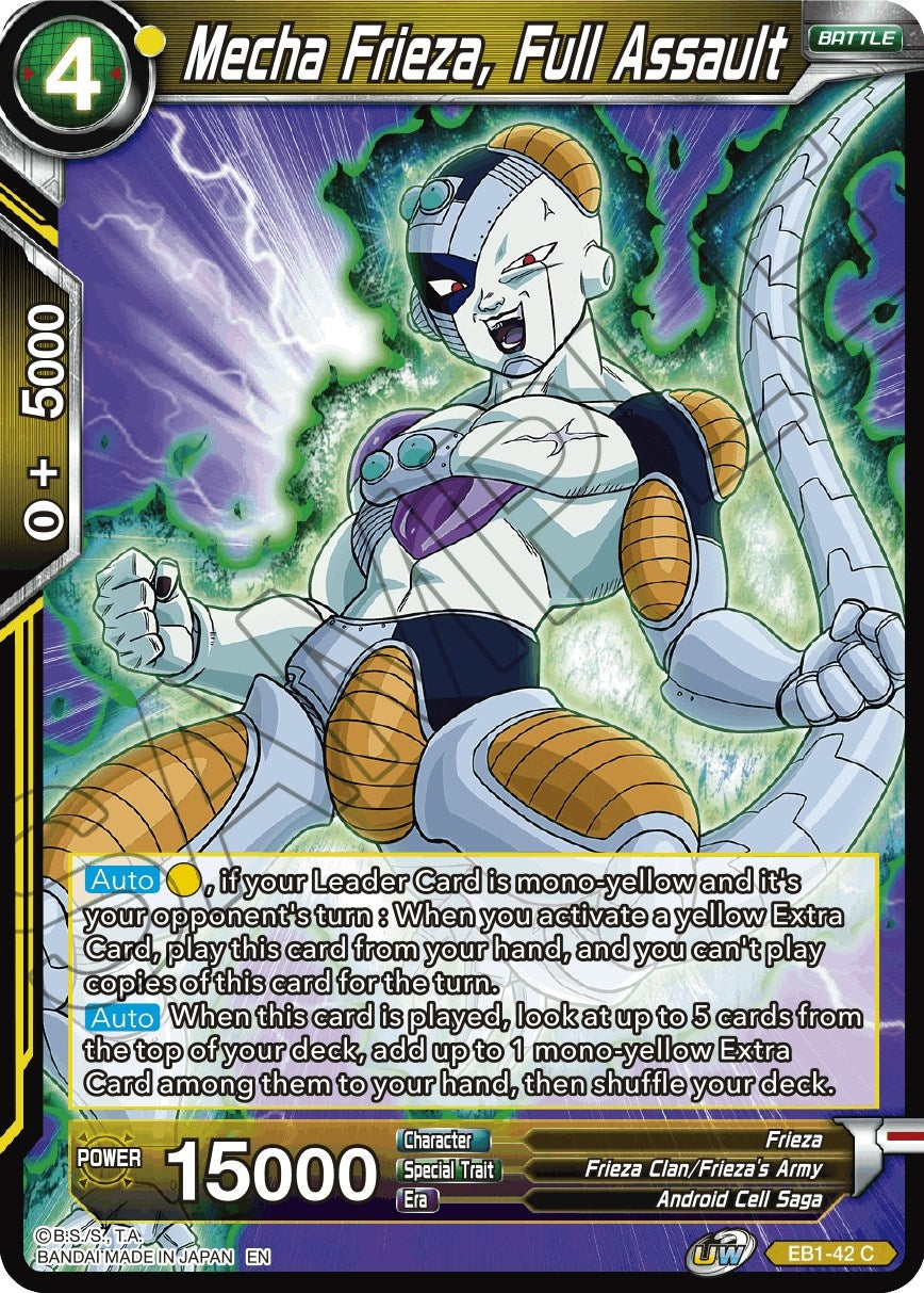 Image for Mecha Frieza, Full Assault (EB1-42) (EB-01) - Dragon Ball Super: Masters