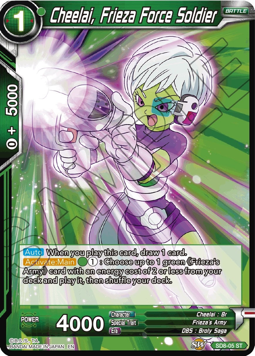 Image for Cheelai, Frieza Force Soldier (Reprint) (SD8-05) (EB-01) - Dragon Ball Super: Masters