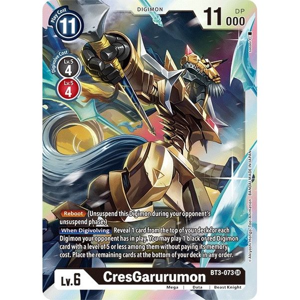 Image for CresGarurumon (BT3-073 SR) (BT01-03B) - Digimon Card Game