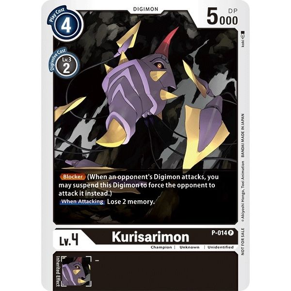 Image for Kurisarimon - P-014 (P-014 P) (D-PR) - Digimon Card Game
