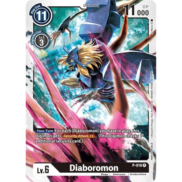 Image for Diaboromon - P-016 (P-016 P) (D-PR) - Digimon Card Game