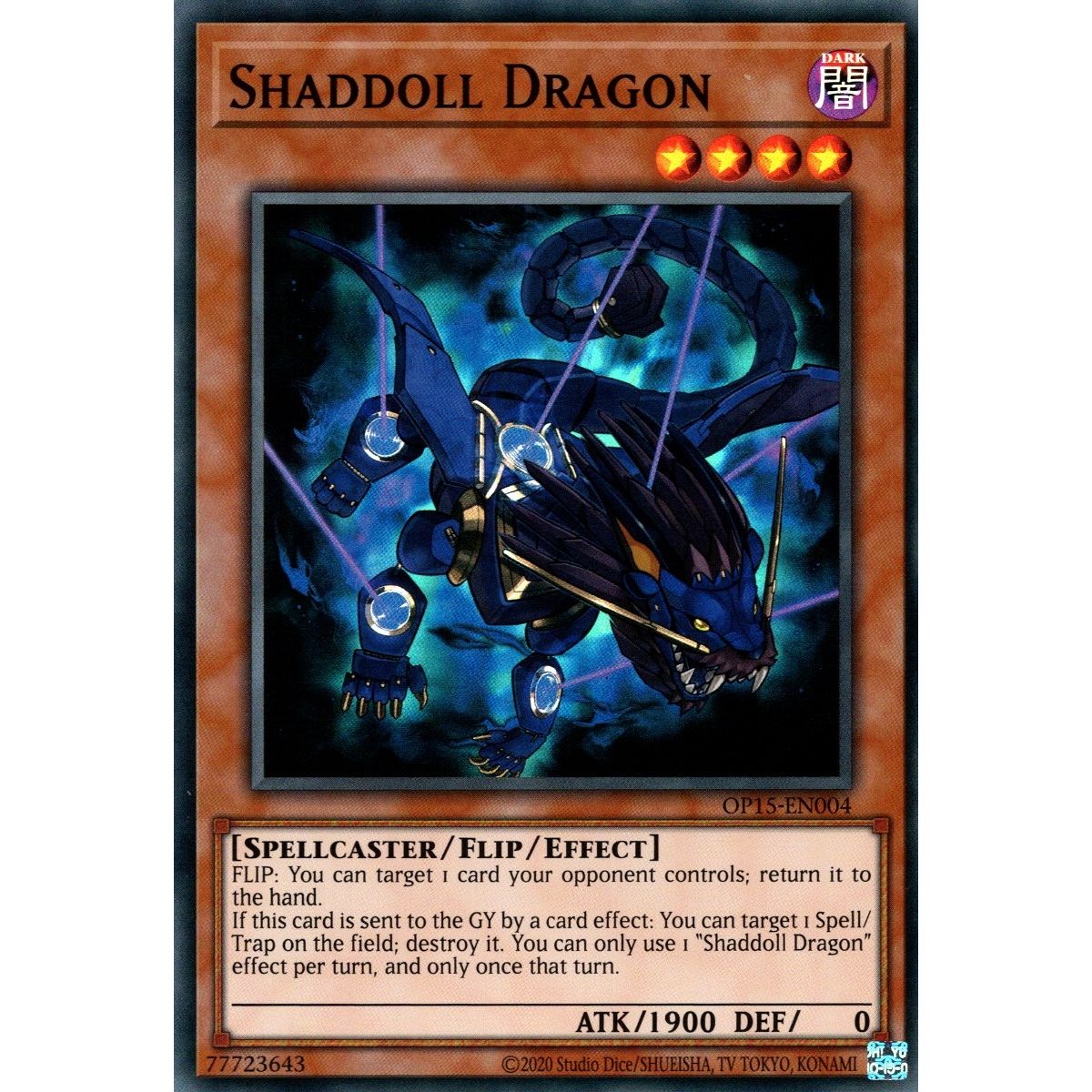Image for Shaddoll Dragon (OP15-EN004) (OP15) - YuGiOh