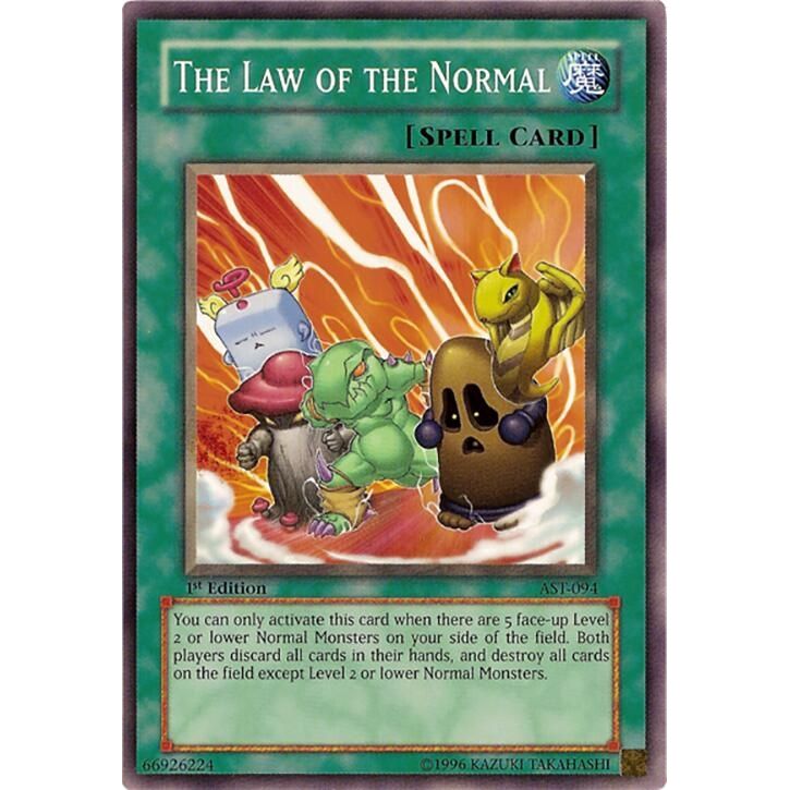 Image for The Law of the Normal (AST-094) (AST) - YuGiOh