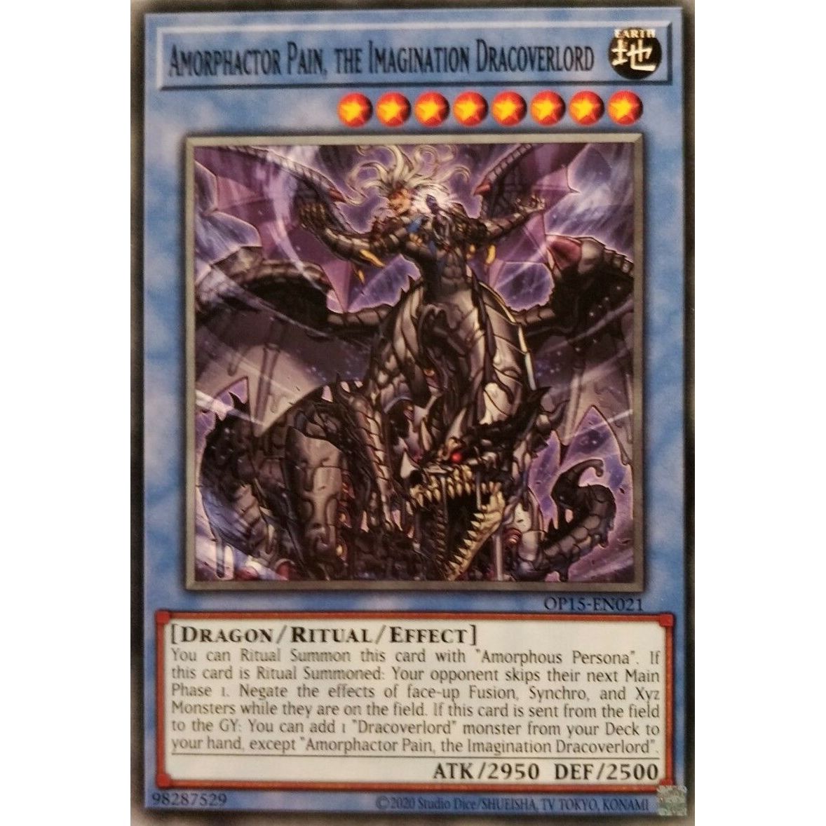 Image for Amorphactor Pain, the Imagination Dracoverlord (OP15-EN021) (OP15) - YuGiOh