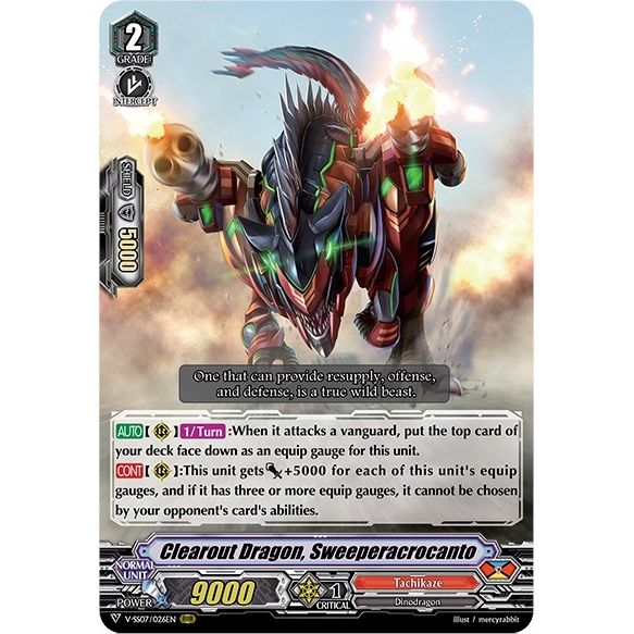 Image for Clearout Dragon, Sweeperacrocanto (V-SS07/026EN) (V-SS07) - Cardfight Vanguard