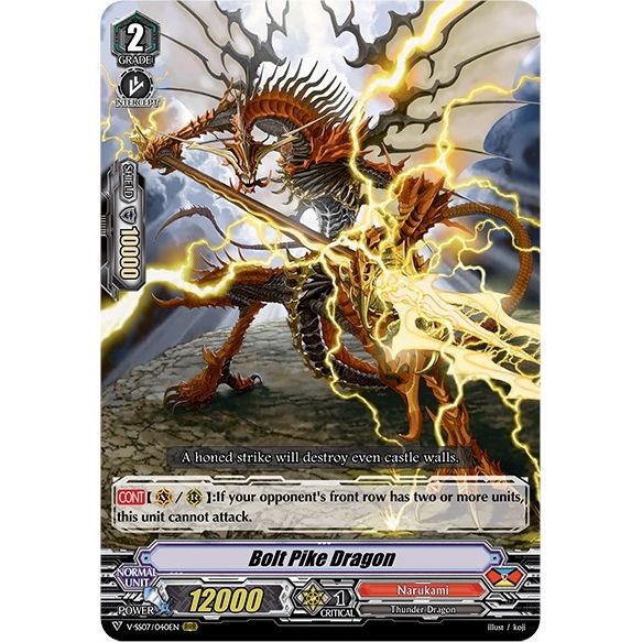 Image for Bolt Pike Dragon (V-SS07/040EN) (V-SS07) - Cardfight Vanguard