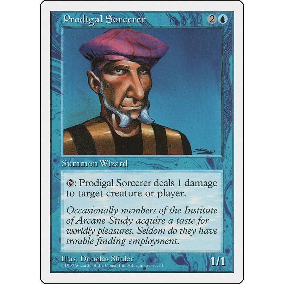 Image for Prodigal Sorcerer (5ED) - Magic: The Gathering