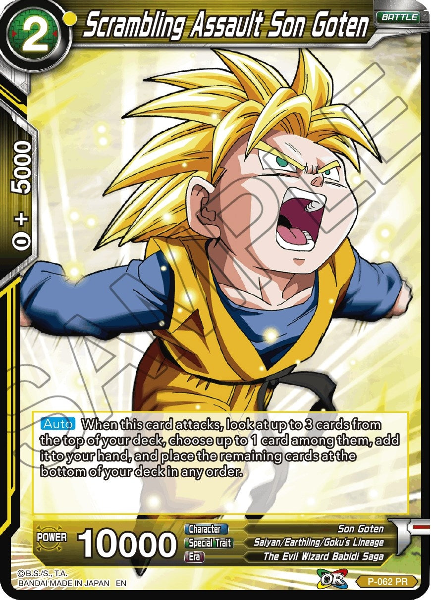 Image for Scrambling Assault Son Goten (Reprint) (P-062) (EB-01) - Dragon Ball Super: Masters