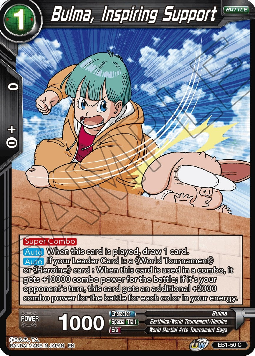 Image for Bulma, Inspiring Support (EB1-50) (EB-01) - Dragon Ball Super: Masters