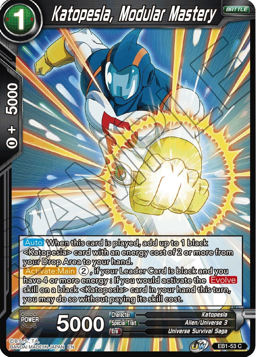 Image for Katopesla, Modular Mastery (EB1-53) (EB-01) - Dragon Ball Super: Masters