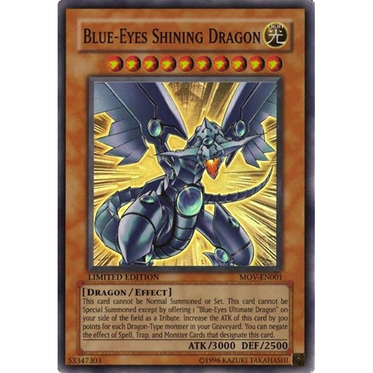 Image for Blue-Eyes Shining Dragon (MOV-EN001) (MOV) - YuGiOh