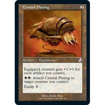 Image for Cranial Plating (392) (TSR) - Magic: The Gathering