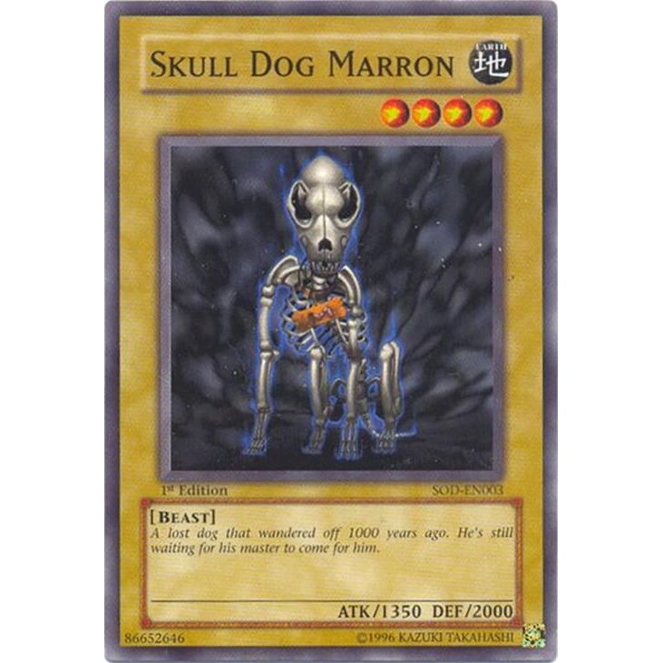 Image for Skull Dog Marron (SOD-EN003) (SOD) - YuGiOh