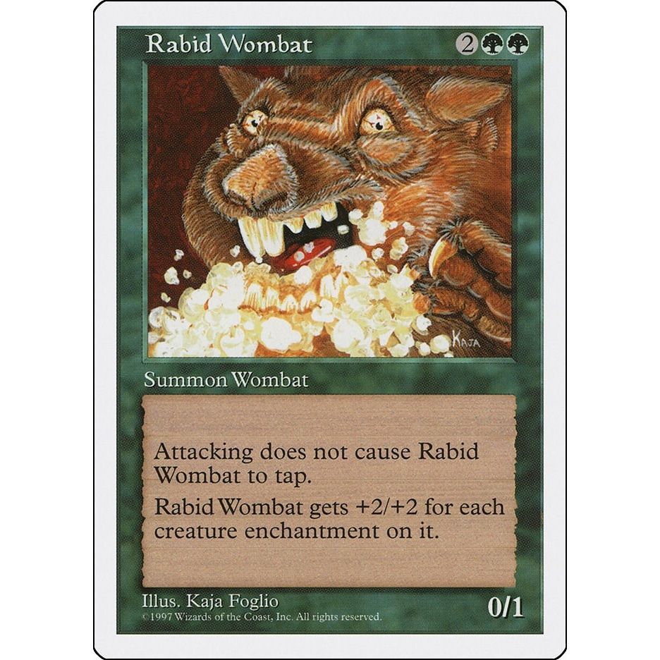 Image for Rabid Wombat (5ED) - Magic: The Gathering