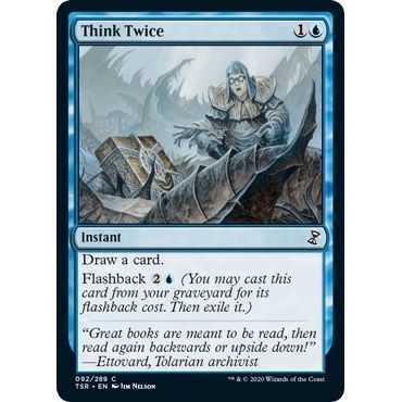 Image for Think Twice (92) (TSR) - Magic: The Gathering