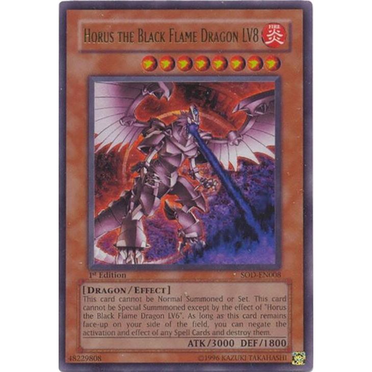 Image for Horus the Black Flame Dragon LV8 (SOD-EN008) (SOD) - YuGiOh