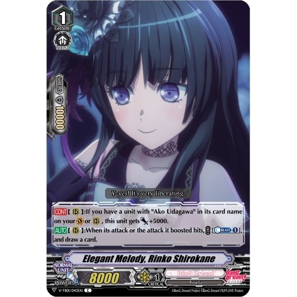 Image for Elegant Melody, Rinko Shirokane (V-TB01/043EN) (V-TB01) - Cardfight Vanguard