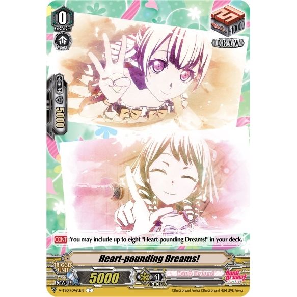 Image for Heart-pounding Dreams! (C) (Pastel*Palettes) (Parallel Foil) (V-TB01/049cEN) (V-TB01) - Cardfight Vanguard