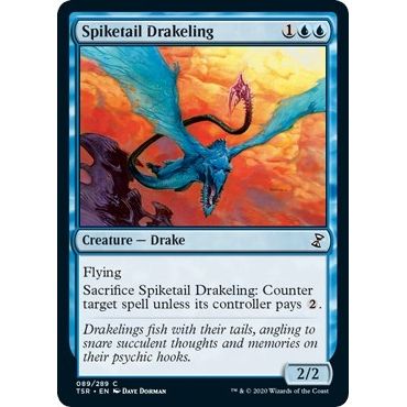 Image for Spiketail Drakeling (89) (TSR) - Magic: The Gathering