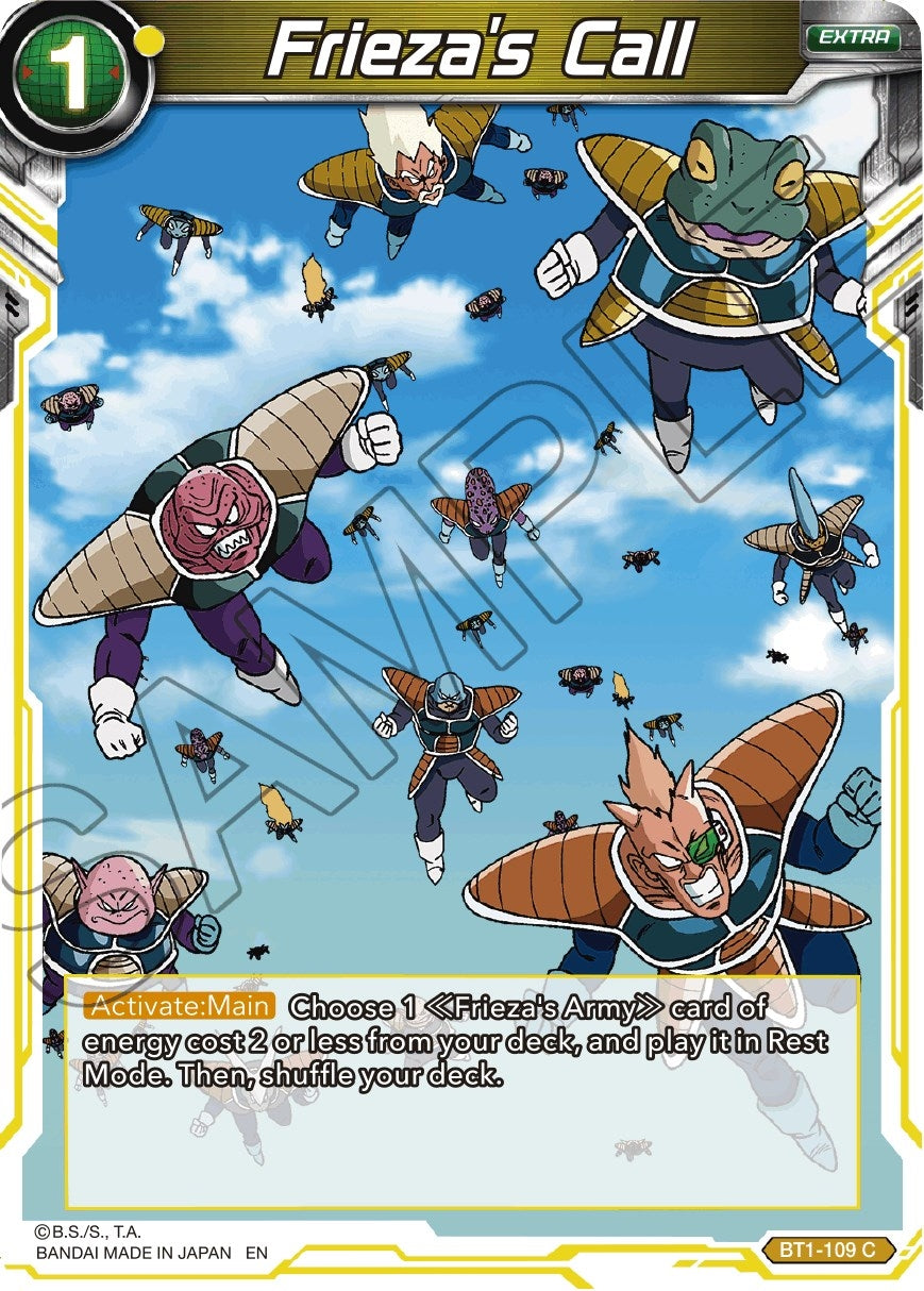 Image for Frieza's Call (Reprint) (BT1-109) (EB-01) - Dragon Ball Super: Masters