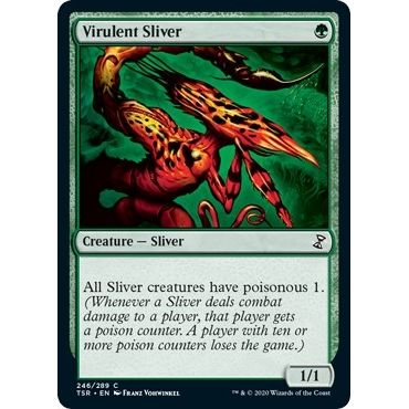 Image for Virulent Sliver (246) (TSR) - Magic: The Gathering