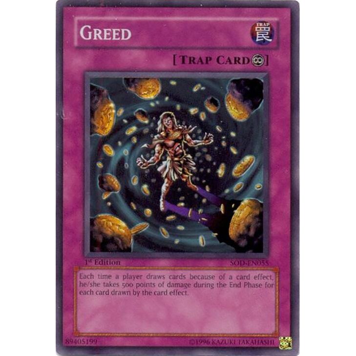 Image for Greed (SOD-EN055) (SOD) - YuGiOh