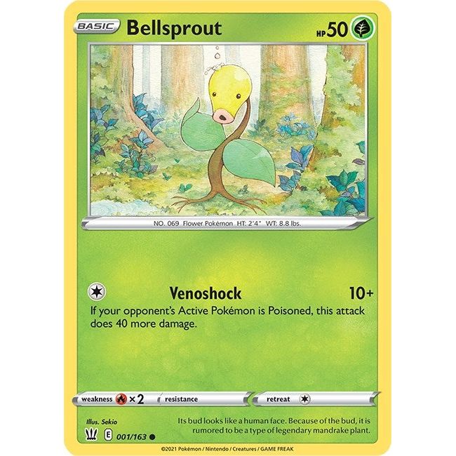 Image for Bellsprout (001/163) (SWSH05) - Pokemon