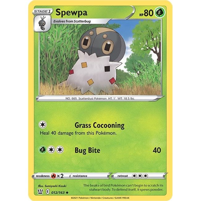 Image for Spewpa (012/163) (SWSH05) - Pokemon