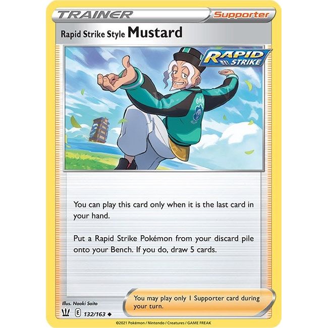 Image for Rapid Strike Style Mustard (132/163) (SWSH05) - Pokemon
