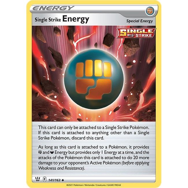 Image for Single Strike Energy (141/163) (SWSH05) - Pokemon