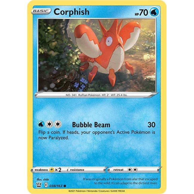 Image for Corphish (038/163) (SWSH05) - Pokemon