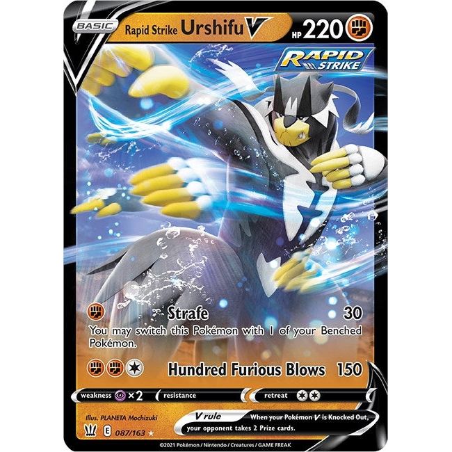 Image for Rapid Strike Urshifu V (087/163) (SWSH05) - Pokemon