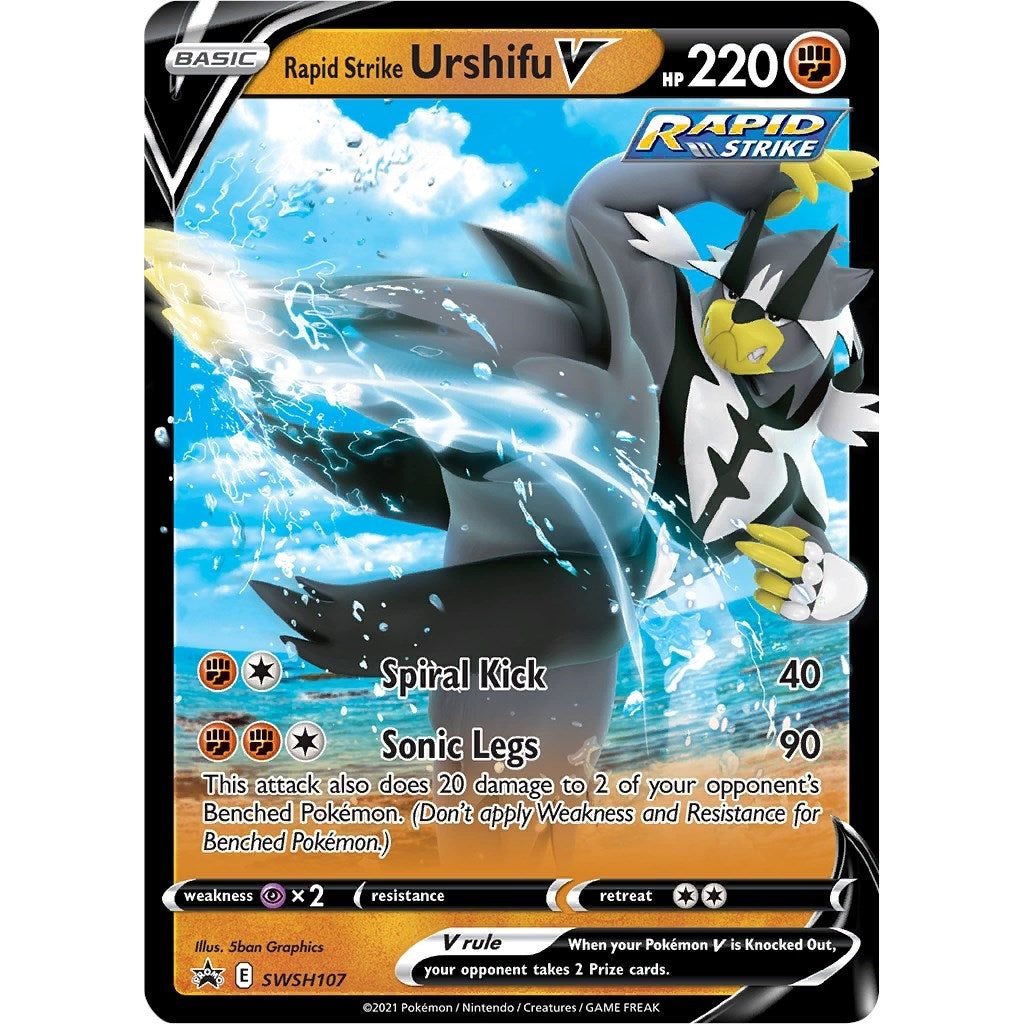 Image for Rapid Strike Urshifu V - SWSH107 (SWSH107) (SWSD) - Pokemon