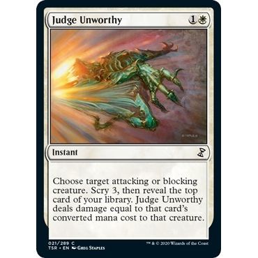 Image for Judge Unworthy (21) (TSR) - Magic: The Gathering