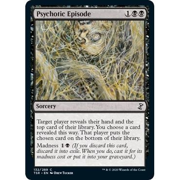 Image for Psychotic Episode (132) (TSR) - Magic: The Gathering