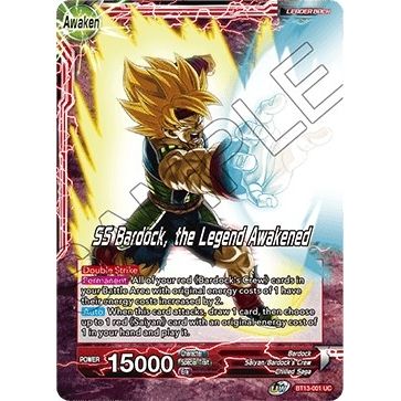Image for Bardock // SS Bardock, the Legend Awakened (BT13-001) (DBS-B13) - Dragon Ball Super: Masters