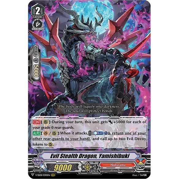 Image for Evil Stealth Dragon, Yamishibuki (V-SS08/030EN) (V-SS08) - Cardfight Vanguard