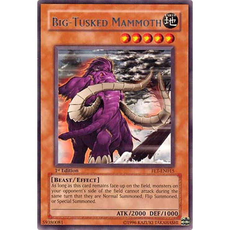 Image for Big-Tusked Mammoth (FET-EN015) (FET) - YuGiOh