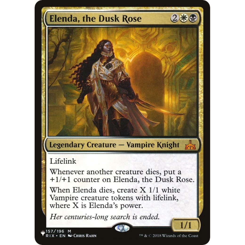 Image for Elenda, the Dusk Rose (157/196) (LIST) - Magic: The Gathering