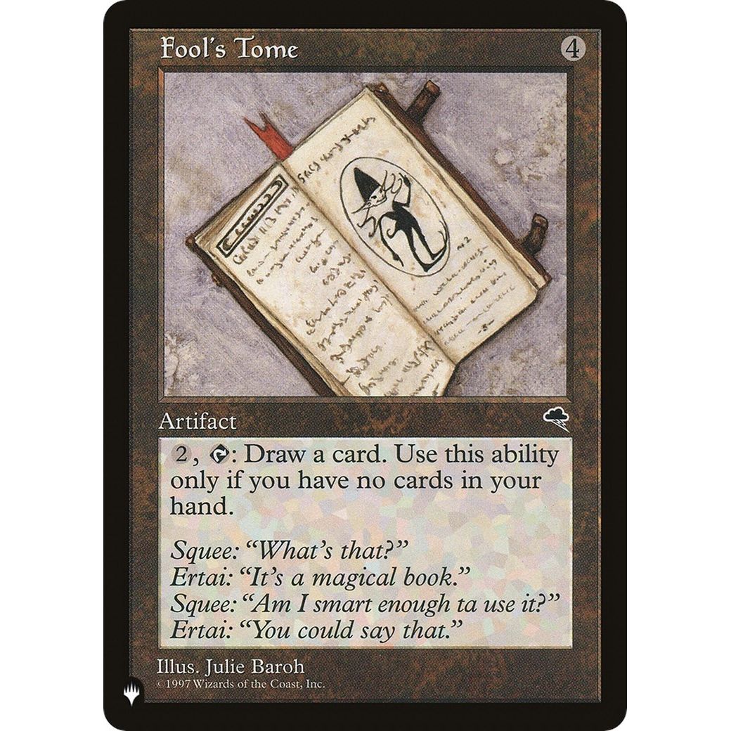 Image for Fool's Tome (LIST) - Magic: The Gathering