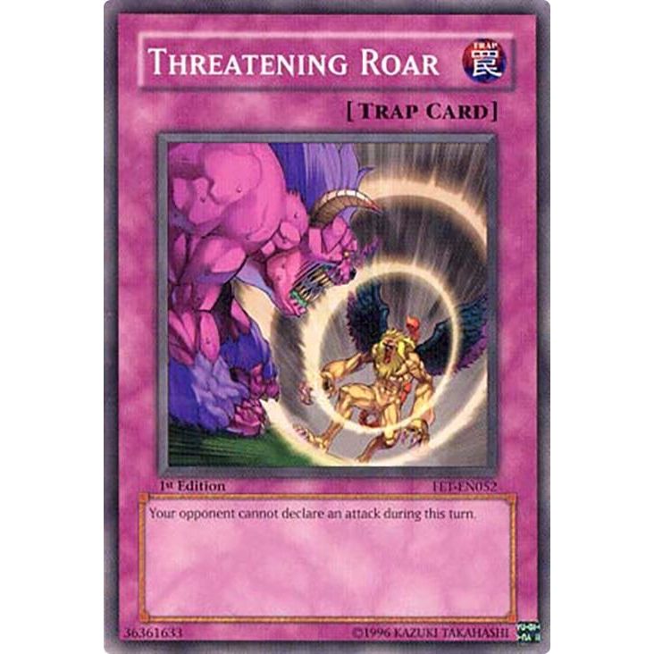 Image for Threatening Roar (FET-EN052) (FET) - YuGiOh