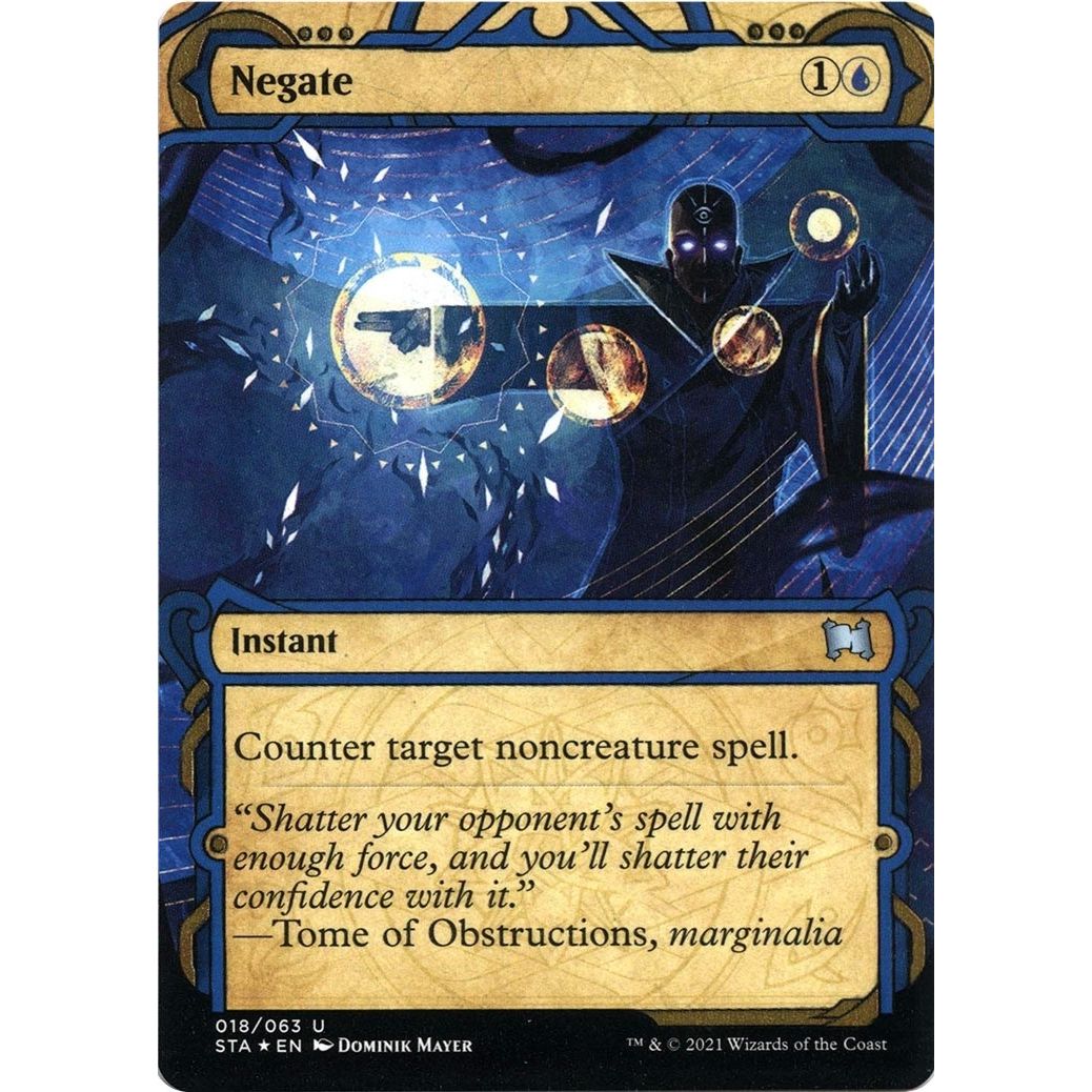 Image for Negate (Foil Etched) (18) (STA) - Magic: The Gathering